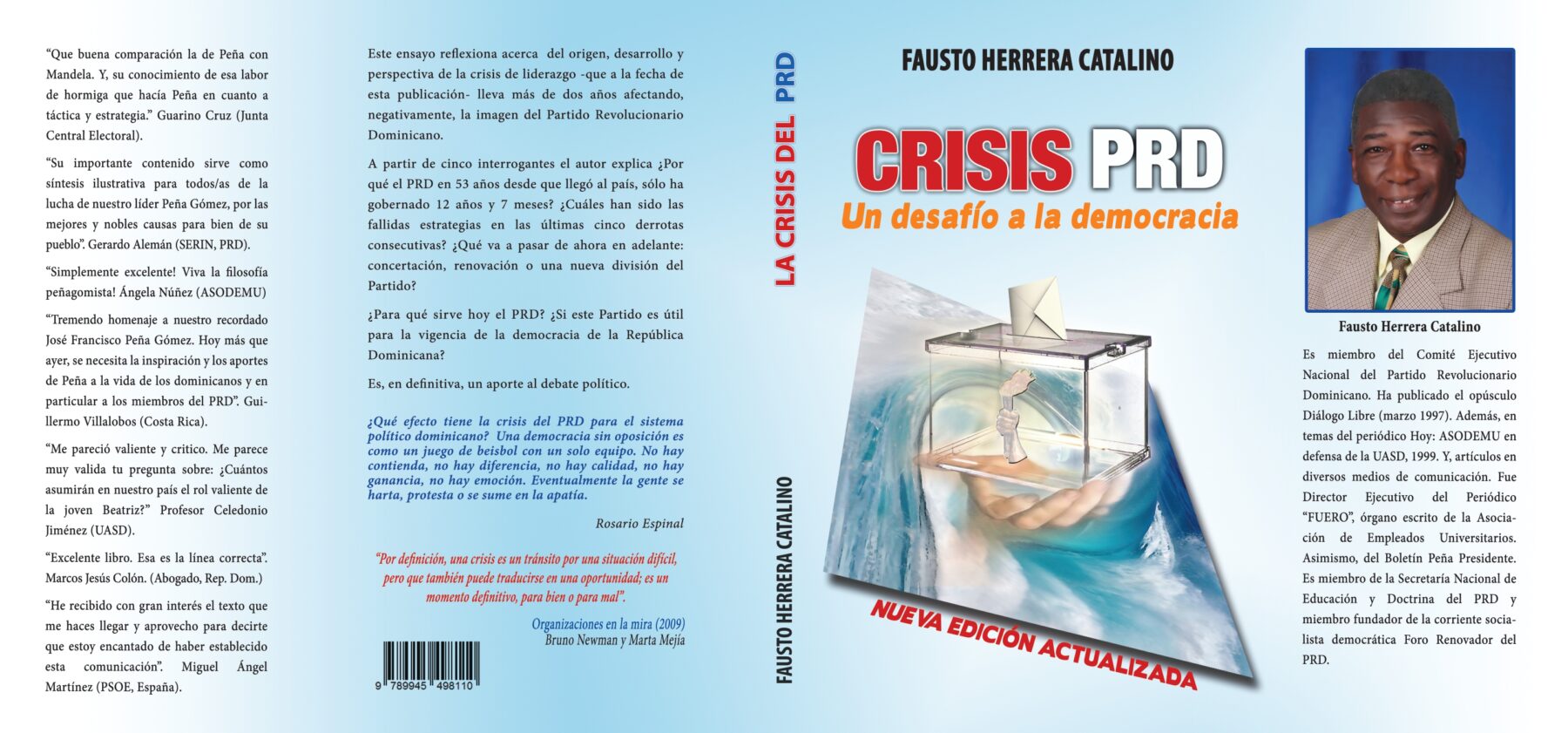 Presentan en NY libro "Crisis PRD: Un desafío a la democracia"