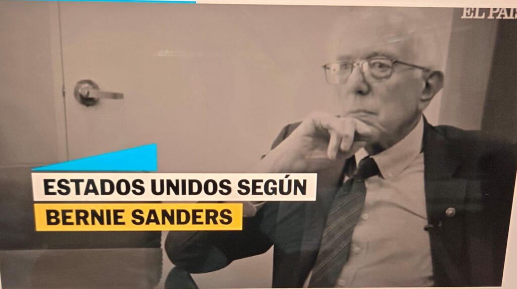 El senador en el Capitolio para hablar de Donald Trump, las protestas en Minneapolis y el ‘caso Epstein’