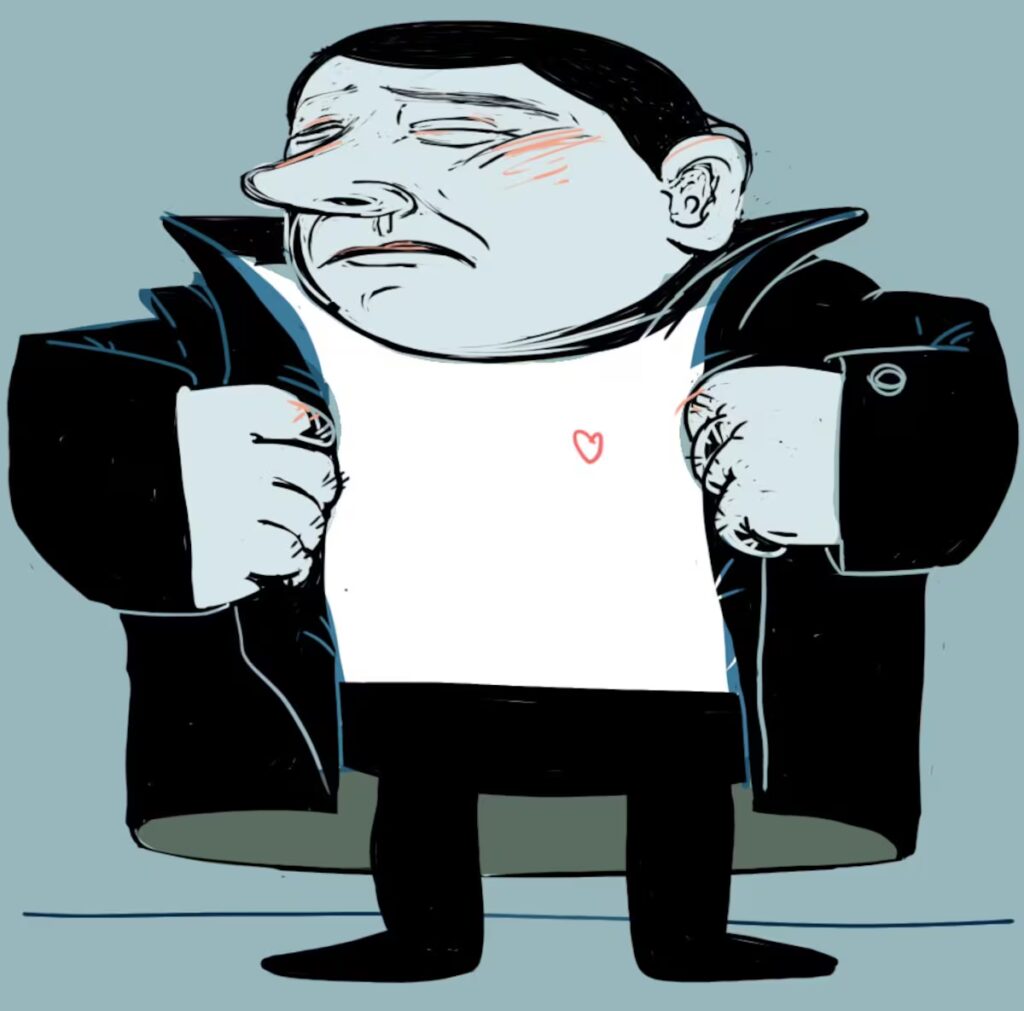 El hombre que alza la voz en el vagón del metro